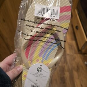 Colorful Striped Flip Flops